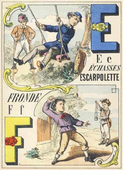 E F: Stilts, Swing, Sling - Games Alphabet by Unbekannt