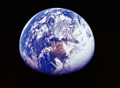 Earth from Space, Photographed by Spacecraft Apollo 16, April 16 1972 by Unbekannt