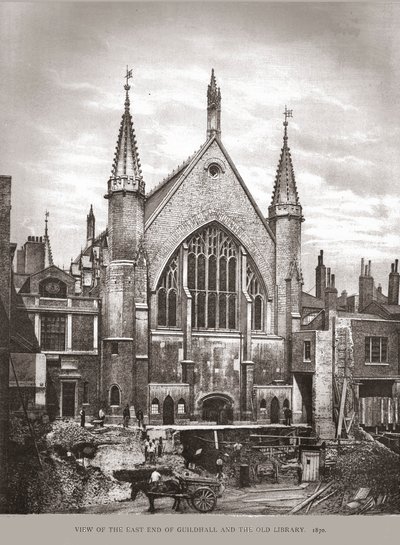 East End of Guild Hall and Library by Unbekannt