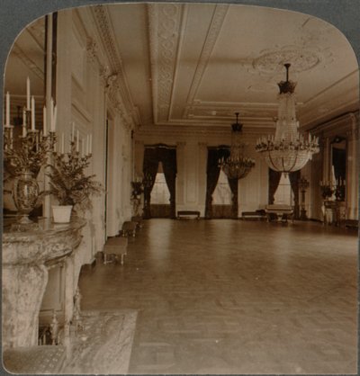 East Room Where Receptions Are Held, White House, Washington D.C. by Unbekannt