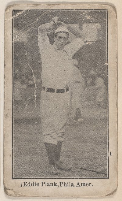 Eddie Plank, Philadelphia, American League, from the Baseball Players set W500 by Unbekannt