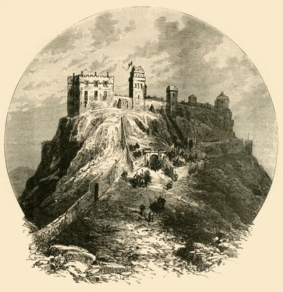 Edinburgh Castle, As It Was Before the Siege of 1573 by Unbekannt