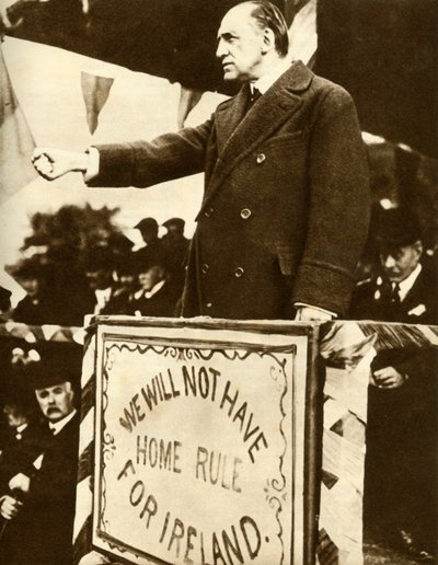 Edward Carson Making a Speech by Unbekannt