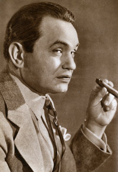 Edward Goldenberg Robinson, American Stage and Film Actor, of Romanian Origin, 1933 by Unbekannt