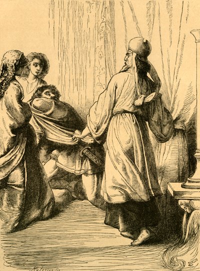Edwy Dragged by Dunstan from the Presence of Elgiva by Unbekannt