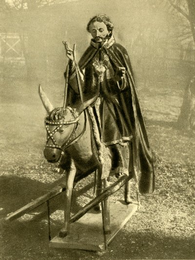 Effigy of Christ Riding a Donkey, Puch bei Hallein, Austria, c1935 by Unbekannt
