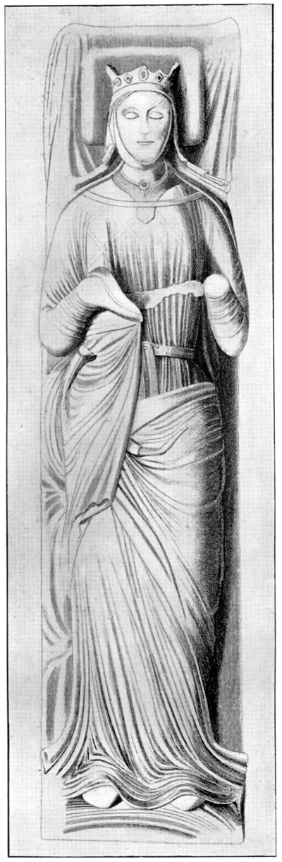 Effigy of Queen Eleanor, consort of Henry II by Unbekannt