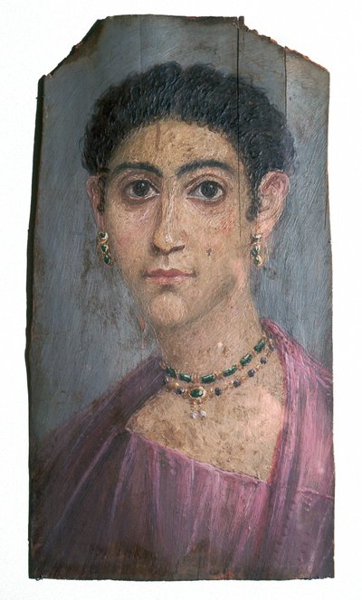 Egyptian Wax Portrait of a Lady by Unbekannt