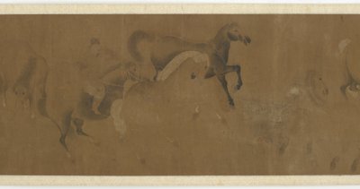 Eight Steeds and a Groom by Unbekannt