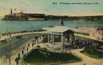 El Malecon and Morro, Havana, Cuba by Unbekannt