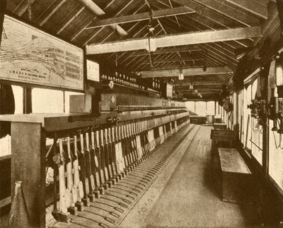 Electro-Mechanical Signal Cabin at Victoria, Southern Railway by Unbekannt