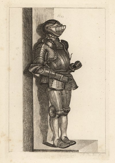Elegant Suit of Fluted Armour Brought by Lord Warwick from Germany by Unbekannt