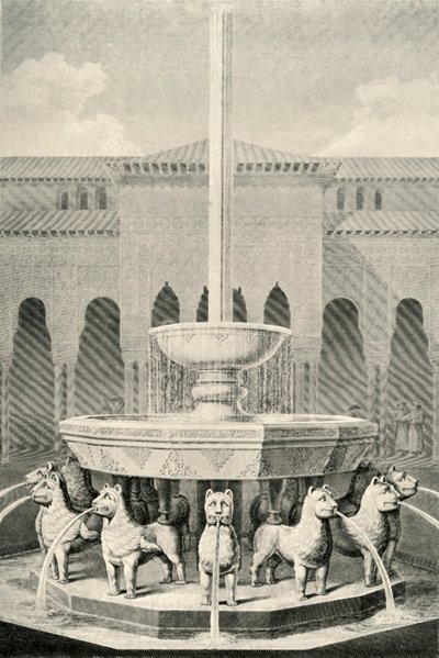 Elevation of the Fountain of the Lions, 1907 by Unbekannt
