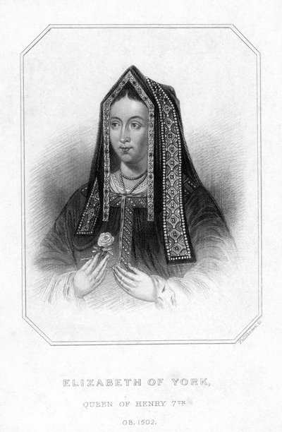 Elizabeth of York, Queen Consort of King Henry VII by Unbekannt