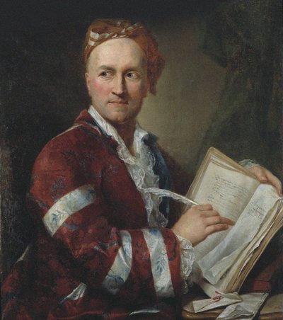 Portrait of Emer de Vattel, Neuchâtel Scholar by Unbekannt