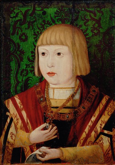 Emperor Ferdinand I at the age of ten or twelve years, c. 1520 by Unbekannt