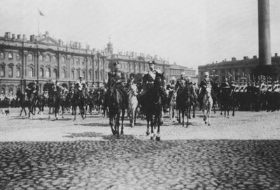 Emperor Franz Joseph I of Austria on a State Visit to St Petersburg, Russia, 1897 by Unbekannt