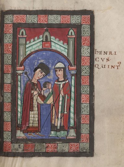 Emperor Henry V and Matilda of England at the Wedding Feast in Mainz on 7 January 1114, 1114 by Unbekannt
