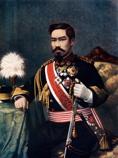 Emperor Meiji of Japan by Unbekannt