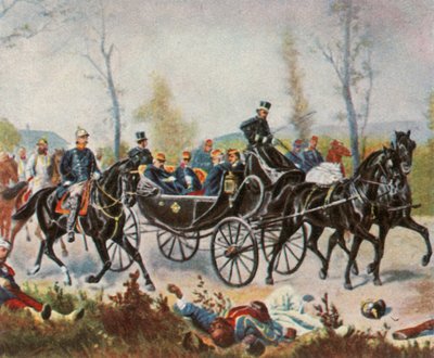 Emperor Napoleon is Taken to See the King by Bismarck, 2 September 1870 by Unbekannt