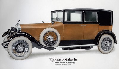 Enclosed Drive Rolls-Royce Cabriolet with Extension Closed by Unbekannt
