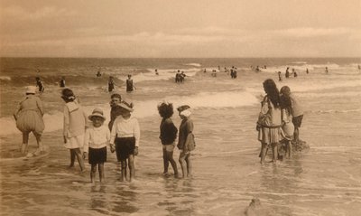 Children Bathing by Unbekannt