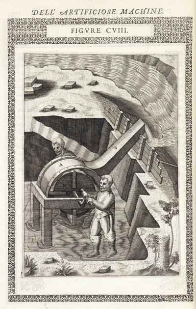 Machine for raising water from foundations or a marsh by Unbekannt