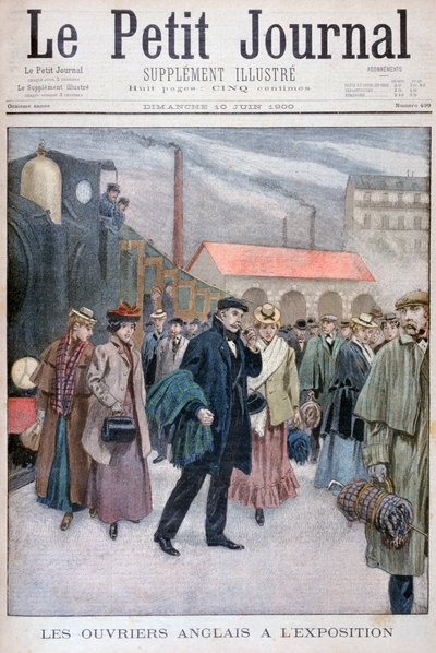 English People Visiting the Universal Exhibition of 1900, Paris, 1900 by Unbekannt
