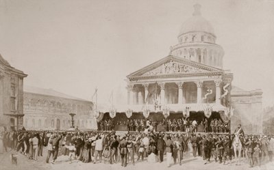 Enlistment of volunteers into the National Guard, Place du Pantheon, Paris by Unbekannt