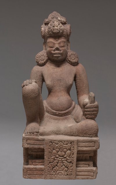 Enthroned Planetary Deity by Unbekannt