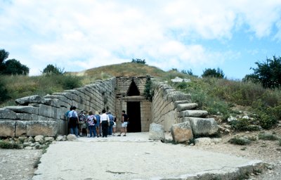 Entrance of a Tumulus at Mycenae, Late Bronze Age, Greece, c. 1450-c. 1100 BC by Unbekannt