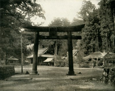 Entrance to a Shinto Temple, in the Nikko District of Japan, 1936 by Unbekannt