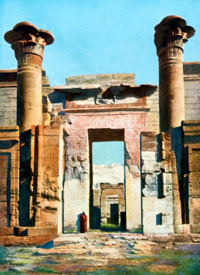 Entrance to the Temple of Medinet Habu, Egypt, 20th Century by Unbekannt