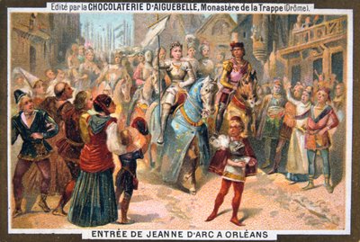 Entry of Joan of Arc into Orleans, 1429, 19th century by Unbekannt