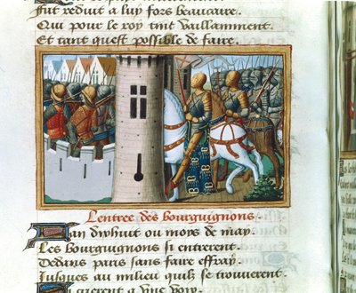 Entry of the Burgundians into Paris, 14 May 1418 by Unbekannt