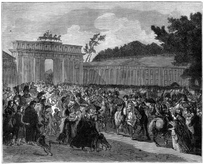 Entry of the French army into Berlin, 27th October 1806 by Unbekannt