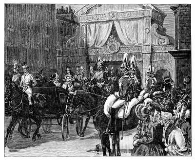 Entry of the Princess Alexandra into London by Unbekannt