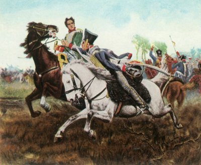 Episode during the Battle of Dennewitz, 6 September 1813 by Unbekannt