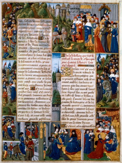 Episodes from the Rebellion of Thibaut de Champagne by Unbekannt
