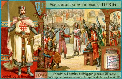 Episodes in the History of Belgium up until the 13th Century: Godfrey of Bouillon, c1900 by Unbekannt