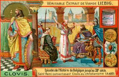 Episodes in the History of Belgium up Until the 13th Century: King Clovis I, c1900 by Unbekannt