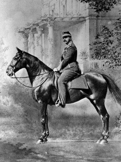Equestrian Portrait of Tsar Alexander II of Russia, c1861-c1865 by Unbekannt