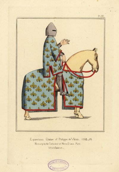 Equestrian statue of Philippe VI de Valois, king of France by Unbekannt