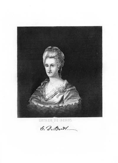 Esther De Berdt Reed, American Revolutionary War Patriot, 1872 by Unbekannt