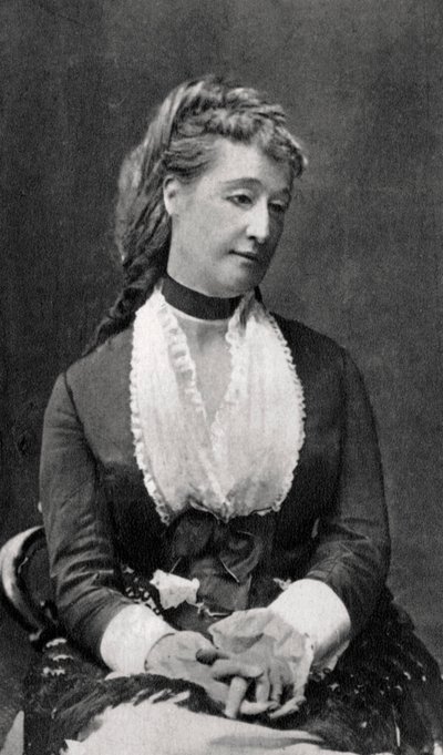 Eugenie de Montijo, Empress Consort of Napoleon III of France, c1865-1875 by Unbekannt