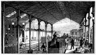 Euston Station, London Terminus of London and Birmingham Railway by Unbekannt