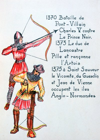 Events of the Hundred Years War by Unbekannt