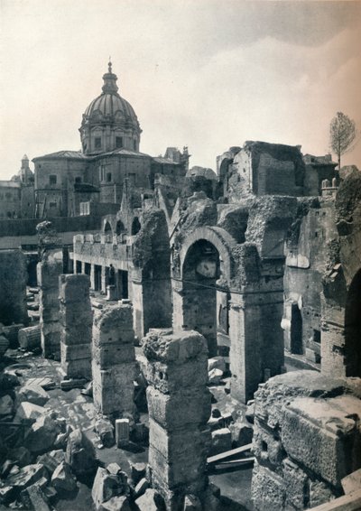 Excavations of the Forum of Julius Caesar at Rome, c. 1932 by Unbekannt
