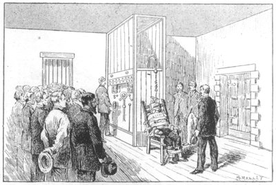 Execution of Kemmler, the First Man to Die in the Electric Chair, USA by Unbekannt