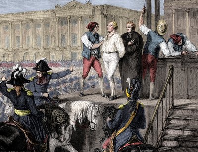 Execution of Louis XVI of France, Paris, 21st January 1793, 1882-1884 by Unbekannt